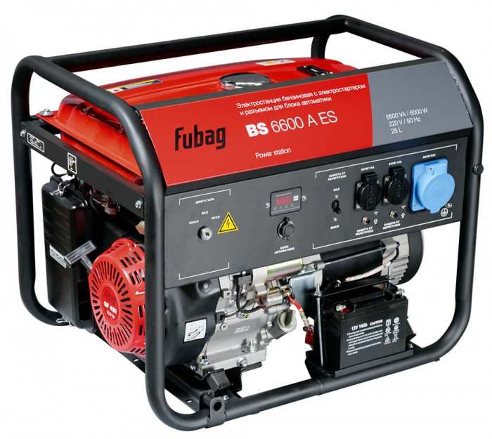 Бензиновый генератор Fubag BS 6600 A ES