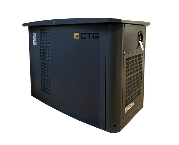 Гибридный генератор CTG CU25000TSA в кожухе