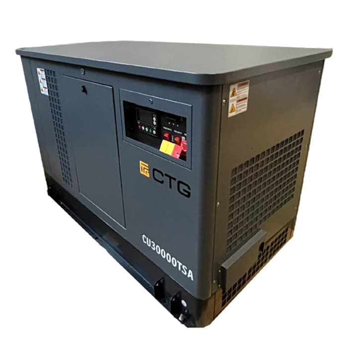 Гибридный генератор CTG CU30000SA в кожухе